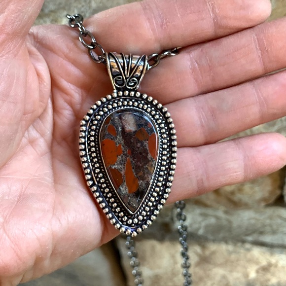 Bloodstone Pendant - Picture 3 of 4